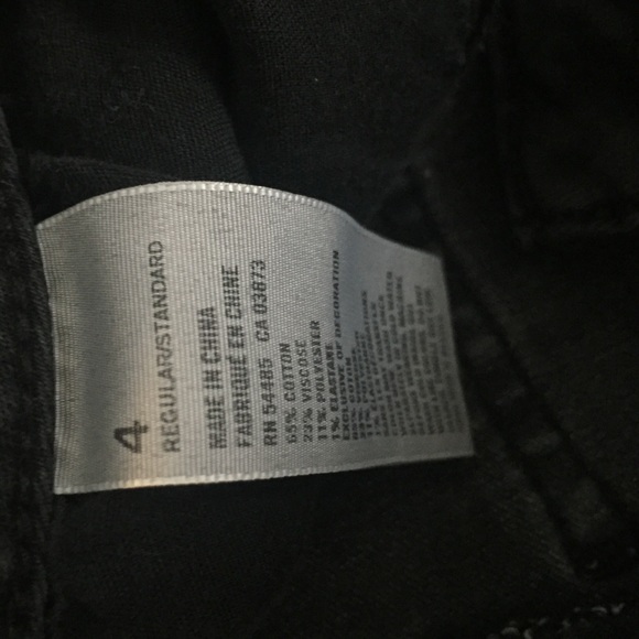 AEO Black Jeggings size 4 - Picture 4 of 4